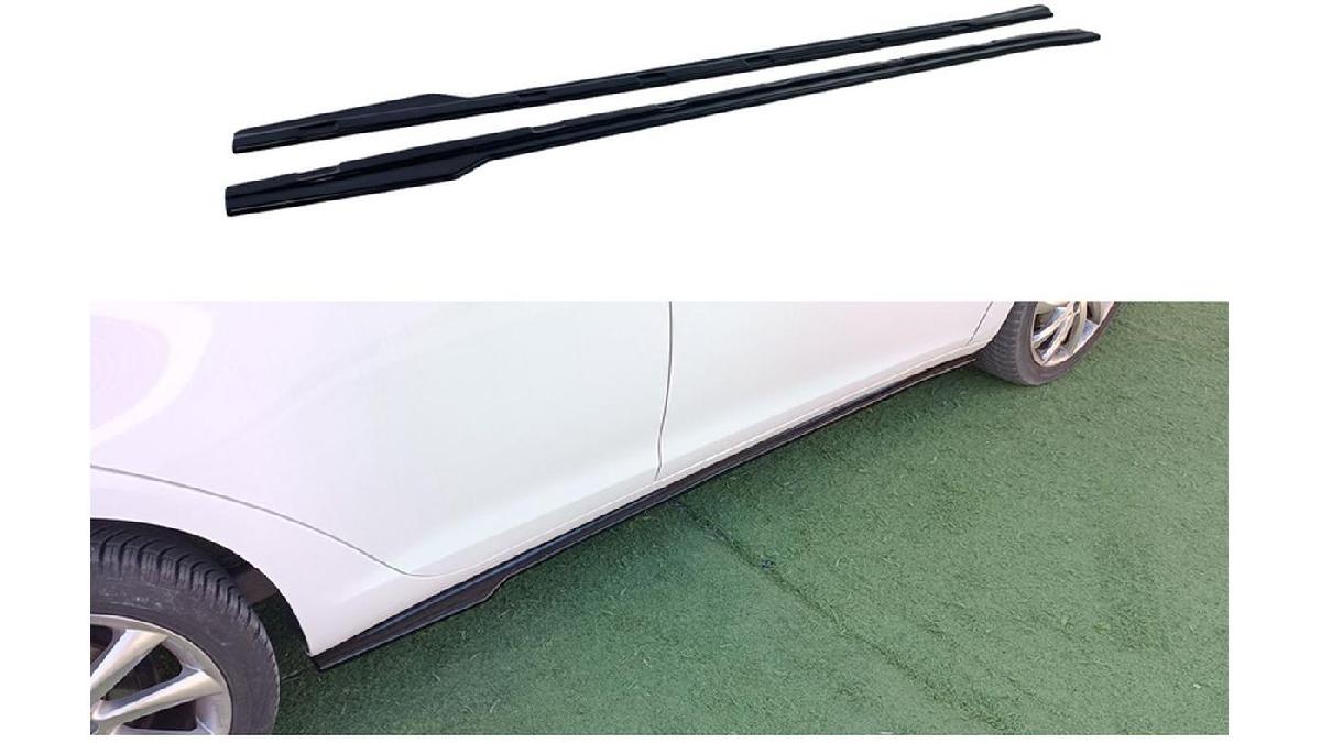 Jupes+lat%C3%A9rales+sur+mesure+pour+Alfa+Romeo+Giulietta+2010-2020+%28ABS+Noir+luisant%29